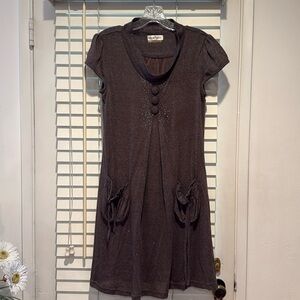 Taupe, Sugar Lips Sweater Dress, Size Large NWOT